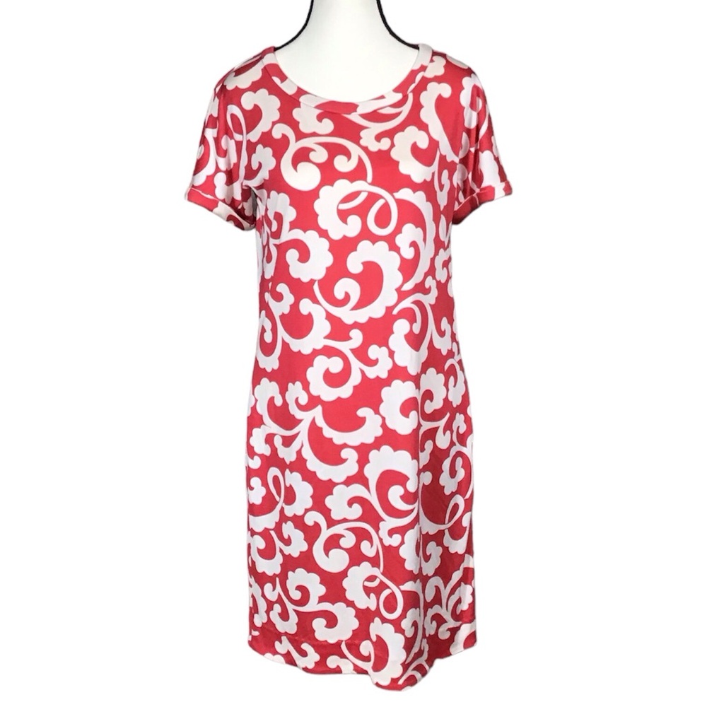 Diane Von Furstenberg Beth Dress Womens Silk Jersey Stretch Mini w/ Pockets SZ 8 - Picture 12 of 12